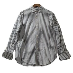 Polo by Ralph Lauren Philip Men's Dress Shirt Size 16-35 Blue‎ White Stripe
